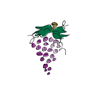 Grape Colorful Vector Clipart