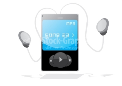 MP3 Player vector