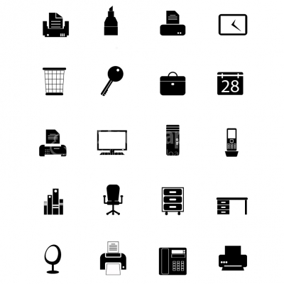 Office Icon set - Illustration