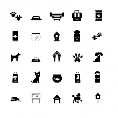 Pet icons - Illustration