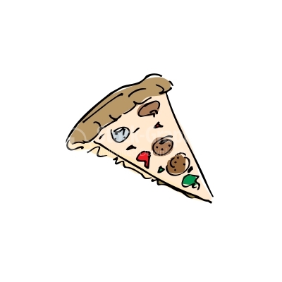 Pizza Colorful Vector Clipart