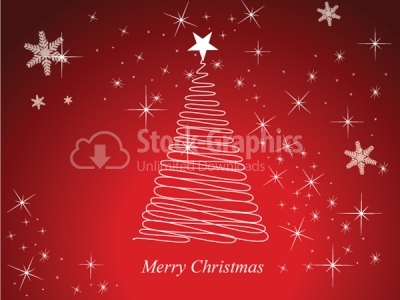 Red christmas vector background