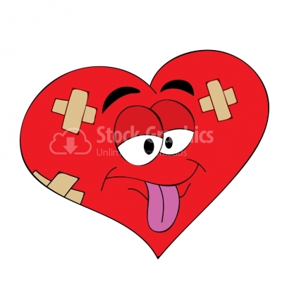 Valentines sick heart - Illustration