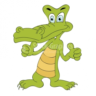 Young crocodile - Illustration